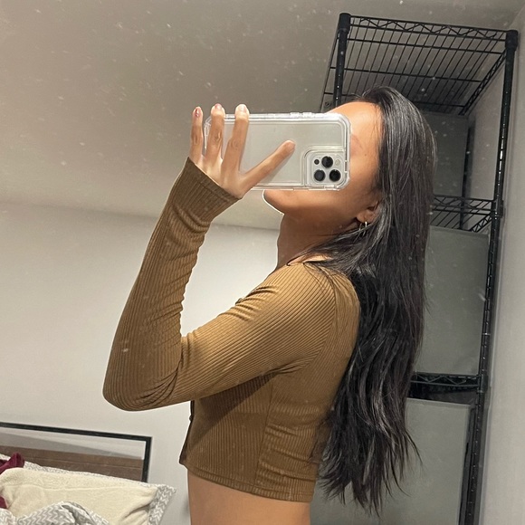 NWT Fashion hion Nova long sleeve crop top - Picture 3 of 3